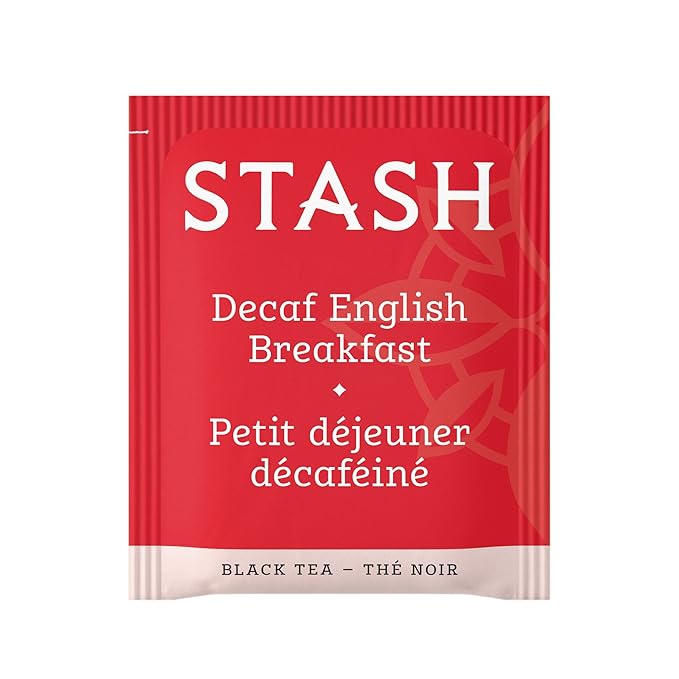 Stash Tea Decaf English Breakfast Black Tea - Decaf, Non-GMO Project Verified Premium Tea with No Artificial Ingredients, 18 Count (Pack of 6) - 108 Bags Total - Bloomnest