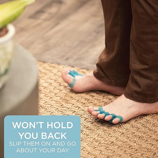 Mind Bodhi Toe Separators/Toe Spacers - For Men and Women - Large Size - Clear - Bloomnest