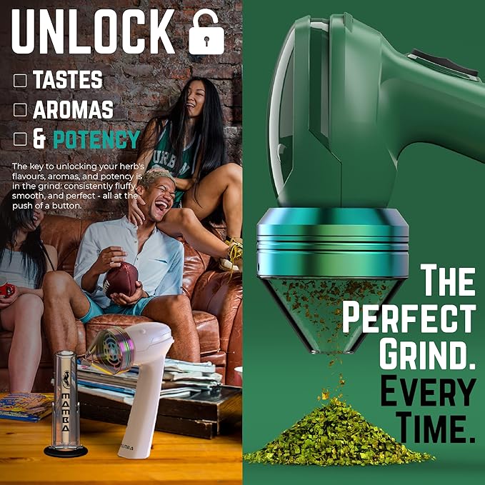 Mamba Electric Herb Grinder, 2g Spice Grinders with Loading Tool, USB Rechargeable & Portable Metal Mill for Herbs and Kitchen,Mamba Loader XL - Bloomnest