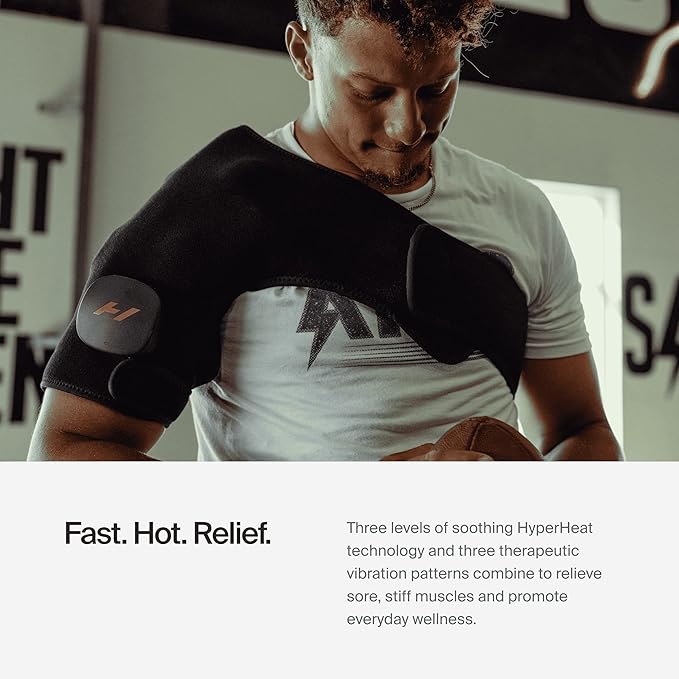 Hyperice Venom 2 - Advanced Heat + Vibration Wrap (Left Shoulder) - FSA or HSA Approved - Bloomnest