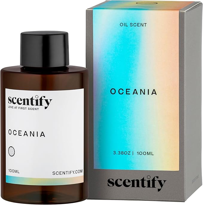 Scentify Oceania Aroma Oil Refill Scent for Oil Diffusers - Orange, Apple, White Tea, Lavender Scents - Luxurious Relaxing Aromatherapy Diffuser Fragrance 100ml, 3.38 oz - Bloomnest