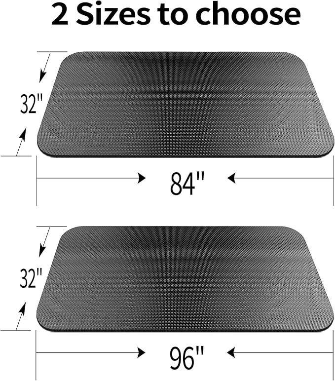 Large Exercise Mat,Exercise Equipment Mat,Treadmill Mat, Exercise Bike Mat, Workout Mats for Home Gym Mats Gym Flooring Rubber Workout Mat Fitness Mat Large Yoga Mat Cardio Mat for Weightlifting, Jump Rope, Non-slipping - Bloomnest
