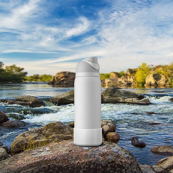 Silicone Boot for Owala Water Bottle 24 oz 32 oz 40 oz, Anti-Slip Protective Sleeve for FreeSip/Twist/Flip Stainless Steel Water Bottles Accessories BEONSKY