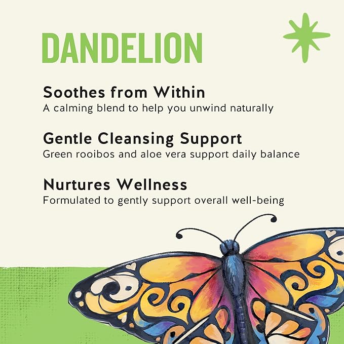 Celestial Seasonings Detox Blend Dandelion Wellness Tea, Caffeine Free, 16 Tea Bags Box - Bloomnest