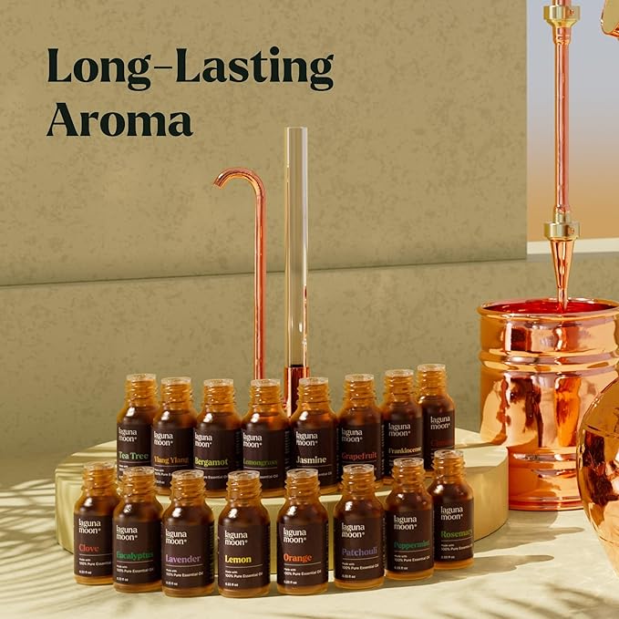 Essential Oils Set - 16 Pcs Premium Grade Home Essentials Oils - for Diffusers, Fragrance, Scents for Candle Making - Natural Aromatherapy Oils for Cars & Home Products, Room Sprays - Bloomnest