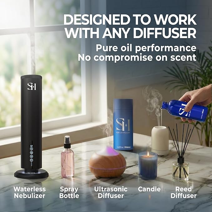 Inspired by Ritz-Carlton 5-Star Hotel No.1014 | Hotel Collection Diffuser Oil, 5.07 Fl oz, (150 ml) Scent Oil for Ultrasonic Diffuser and Waterless Diffuser, Luxury Highly Concentrated Fragrance Oil - Bloomnest