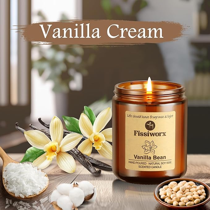 Scented Candle Set 4 Pack, Candle for Home Scented, Odor Eliminating, Stress Relief, 30oz, 220 Hours Long Lasting Soy Wax Gift Set for Women - Bloomnest