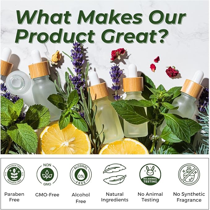 Essential Oils Set (Eucalyptus, Lavender, Lemongrass, Peppermint, Tea Tree, Orange) for Diffuser, Topical Skin, Body, Natural Home Fragrance Gift for Women & Men - Bloomnest