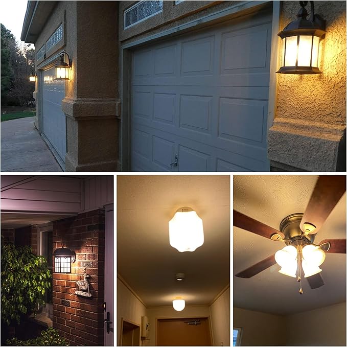 Big Size 1.77x 6.1 inch, E12 200w LED Candelabra Bulbs C7 Replacement,2700K Warm White,3000 Lumen T6 E12 20W LED Chandelier Light Bulbs for Ceiling Fan Pendant Lighting Floor Lamp,Non-dimmable,3 Pack - Bloomnest