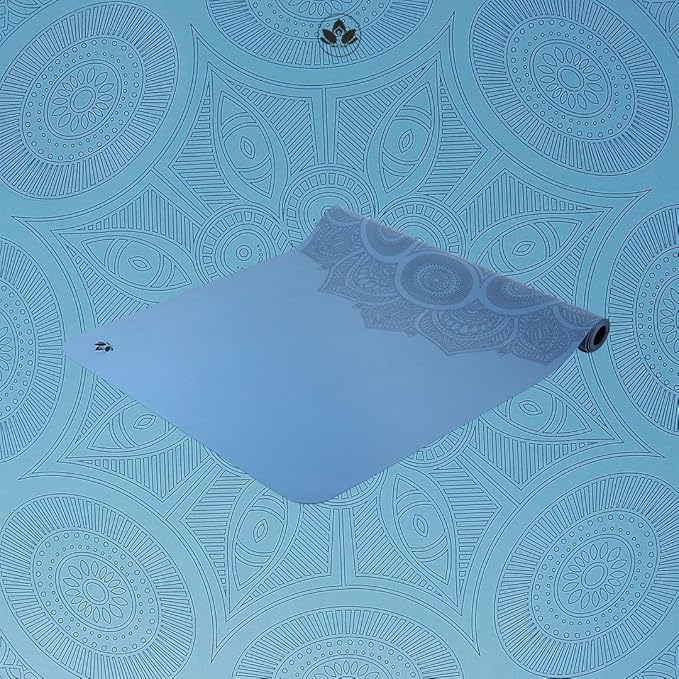 Clever Yoga Liquid Balance Thick Yoga Mat - Pro Exercise Yoga Mat with Non-Slip Surface for Home Gym, Earth-Friendly & Recyclable Pilates and Workout Pad Women & Men, 4.5 mm - Bloomnest