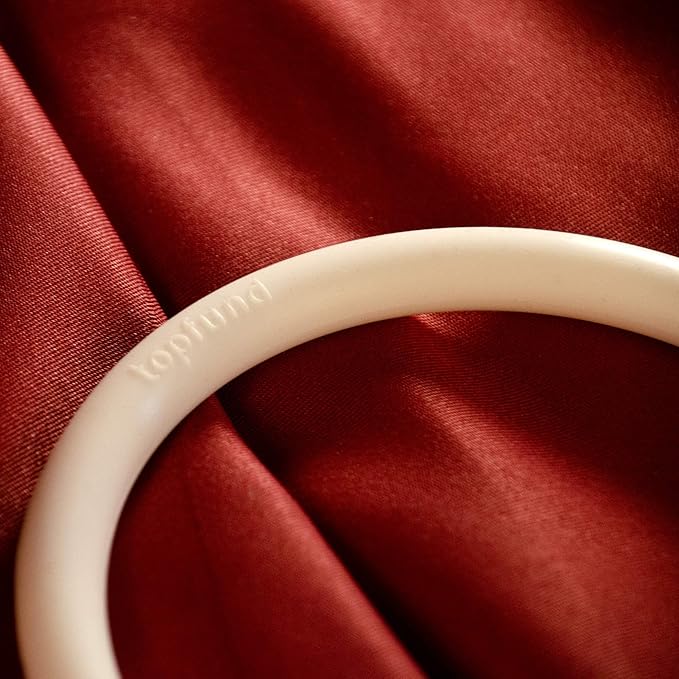 TOPFUND Crystal Singing Bowl Silicone O-Ring (Small) - Secure Resonance & Non-Slip Protection