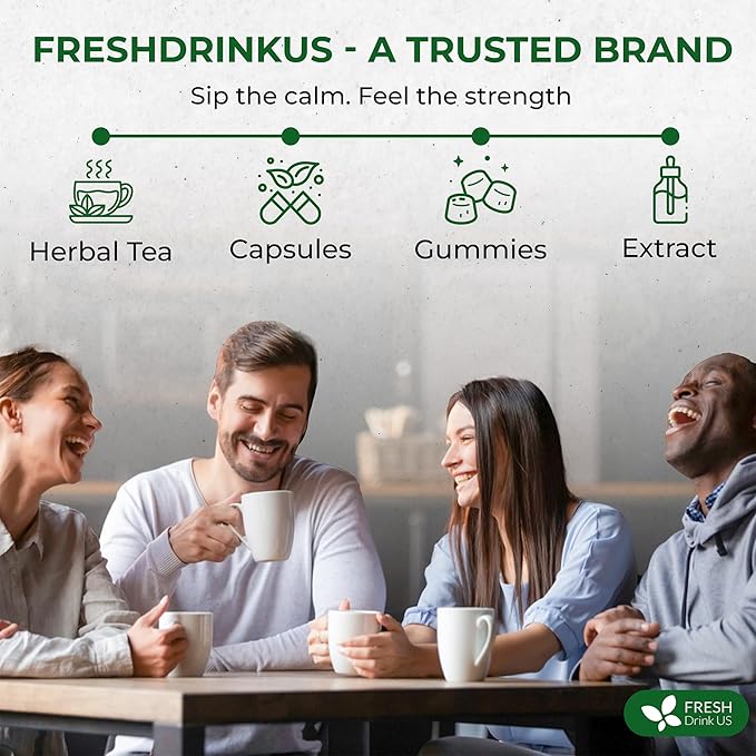 FreshDrinkUS, Oil-Reducing Herbal Tea – 10 Tea Bags | Blend of Winter Melon, Lotus Leaf, Ginger, Hawthorn, Gardenia Fruit, Rose, Cassia Seed & More | Naturally Caffeine-Free | Delicious Hot or Iced - Bloomnest