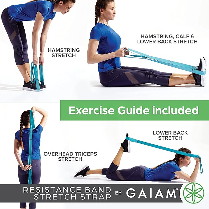 Gaiam Restore Resistance Band Stretching - Bloomnest