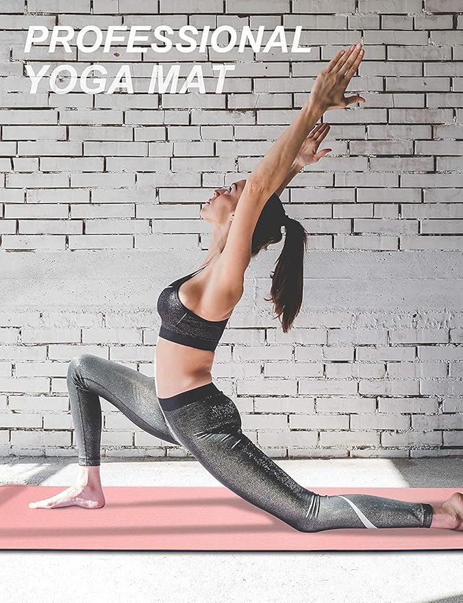 BEAUTYOVO Yoga Mat with Strap, 1/3 Inch Extra Thick Yoga Mat Double-sided Non Slip, Professional TPE Yoga Mats for Women Men, Workout Mat for Yoga, Pilates and Floor Exercises - Bloomnest