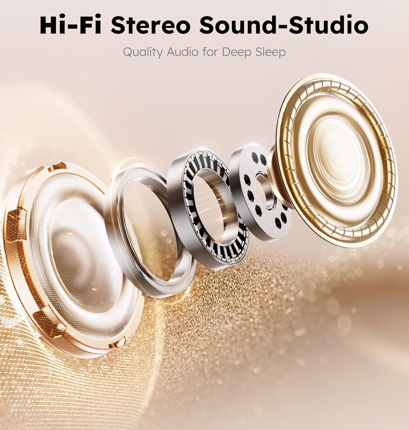 Ice Silk Sleep Mask with Headphones, Sleep Headphones for Side Sleeper with 3D Cups, Bluetooth 5.4 Sleeping Eye Mask, Total Blackout Sleeping Headphones for Women Men(Purple)