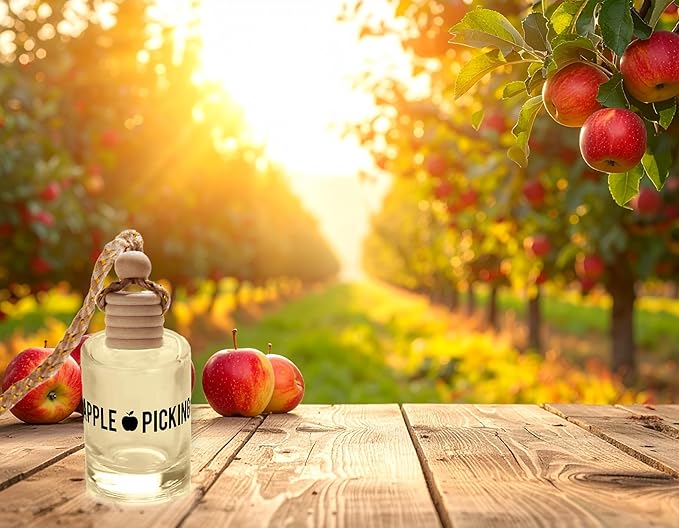 Fresh Autumn Apple Scented Car & Closet Air Freshener – Hanging Essential Oil Diffuser, Modern and Long Lasting Scent for Car, Bathroom, Closet – 2-Pack Seasonal Air Freshener for men and women - Bloomnest