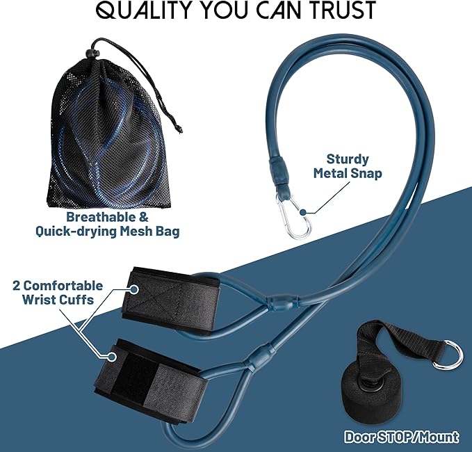 Baseball Softball Resistance Training Bands, Arm Strength, Pitching and Conditioning Equipment for Kids - Bloomnest