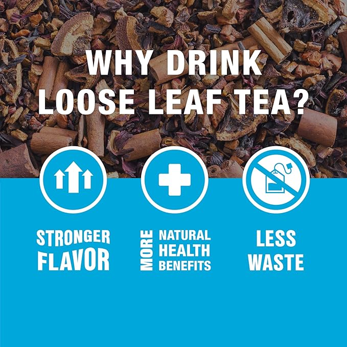 Tiesta Tea - Holiday Tea Sampler Dry Flight Set, Loose Leaf, High to No Caffeine Hot & Iced, Premium Brew Sample with Black, Herbal, Fruit & Hibiscus Blends, 8 Resealable Sample Pouches - Bloomnest