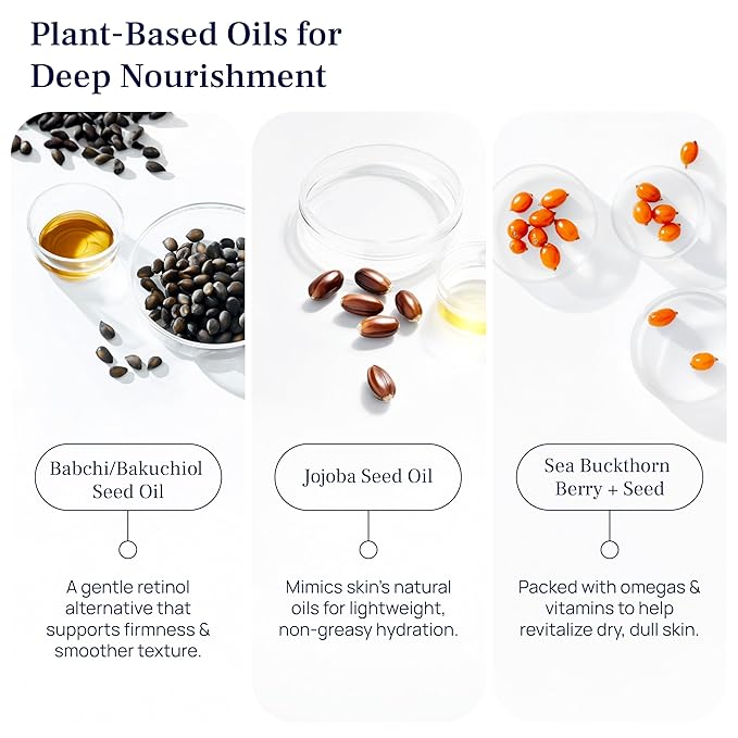 PUREANCE Organic Bakuchiol Plumping Serum - Bakuchiol for Face Skin and Wrinkles - Cellular Restore Serum - With Jojoba Oil, Sea Buckthorn, Camu Camu, Babchi, Maple Leaf Extracts & More - 1 Fl Oz - Bloomnest