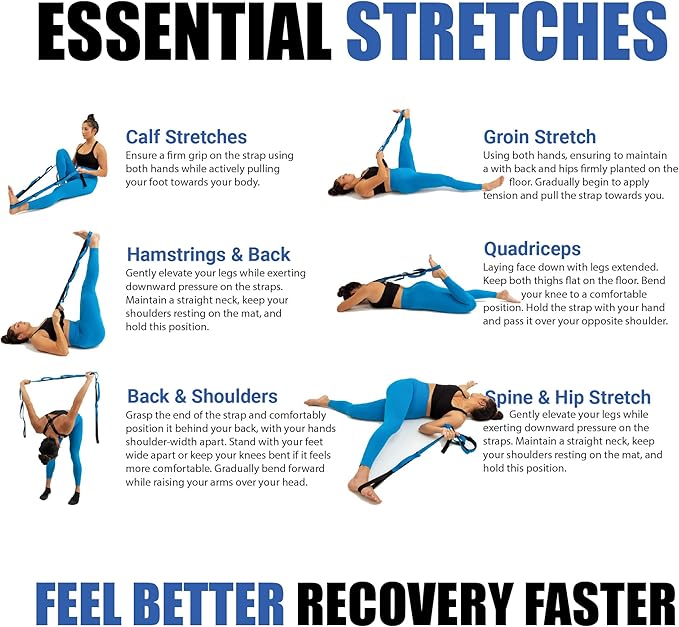 KneeSled™ Ultra Stretch Strap Best Choice for Physical Therapy U.S.A. - Bloomnest