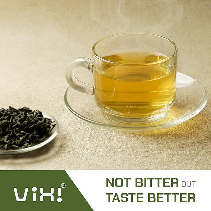 VIXI Jasmine Green Tea Loose Leaves, 16 Oz, Jazmine Flavored, Unsweetened, Caffeinated, 100% Natural from Ancient Leaf Tea Tree, Jasmin Scented Green Looseleaf for Hot and Cold Brew - Bloomnest