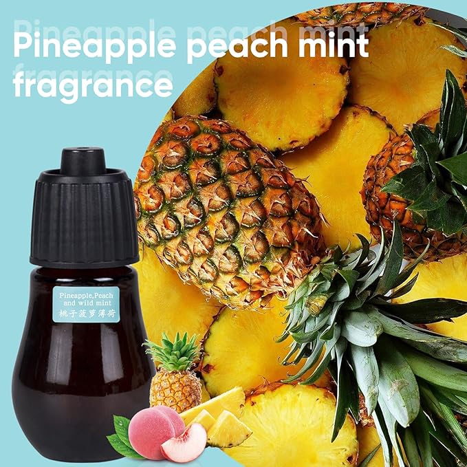 Diffuser for Essential Oils and Aromatherapy Pineapple, Peach, Wild Mint HAPPTWS