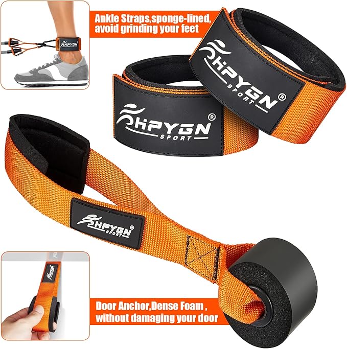 HPYGN Heavy Resistance Bands, 300LBS Exercise Bands for Working Out, Fitness Bands with Handles, Workout Bands for Men, Weight Bands Set for Muscle Training, Strength, Slim, Yoga, Home Gym Equipment - Bloomnest