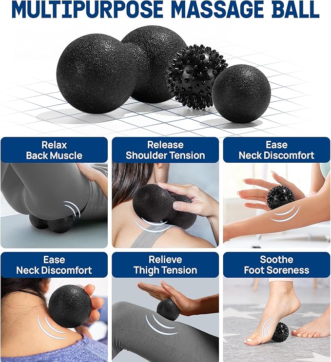 Yes4All High-Density EPP Round Back Roller Foam, Exercise Foam Roller for Yoga, Pilates & Stretching - 12, 18, 24, 36 inch - Bloomnest