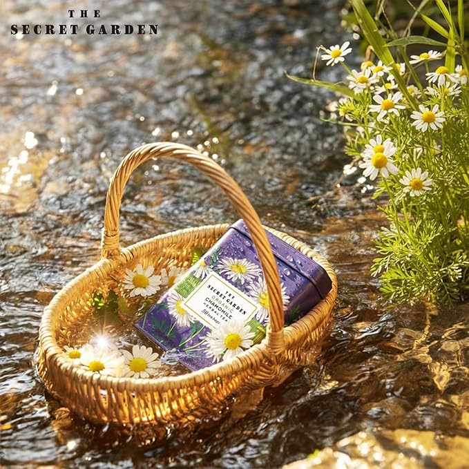 Life Plus Style Gourmet The Secret Garden Organic Chamomile Herbal Tea Bags Calming Caffeine-Free Tea for Sleep & Relaxation Supports Digestion & Stress Relief Non GMO Gluten Free Eco-Friendly - Bloomnest