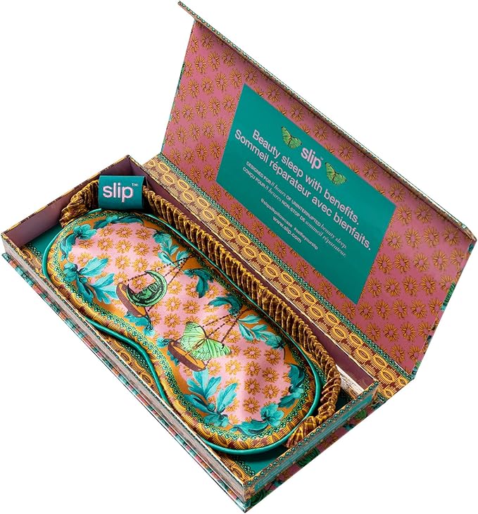 slip Pure Silk Sleep Mask - 100% Pure 22 Momme Mulberry Silk Eye Mask - Comfortable Sleeping Mask with Elastic Band, Zodiac Collection: Libra - Bloomnest