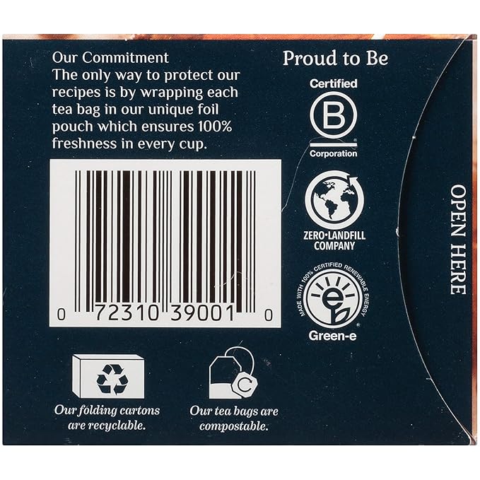 Bigelow Botanicals Cold Water Infusion Blueberry Citrus Basil Tea Bags 18 Count Box (Pack of 3), Herbal Infusion, Caffeine Free, 54 Tea Bags Total - Bloomnest