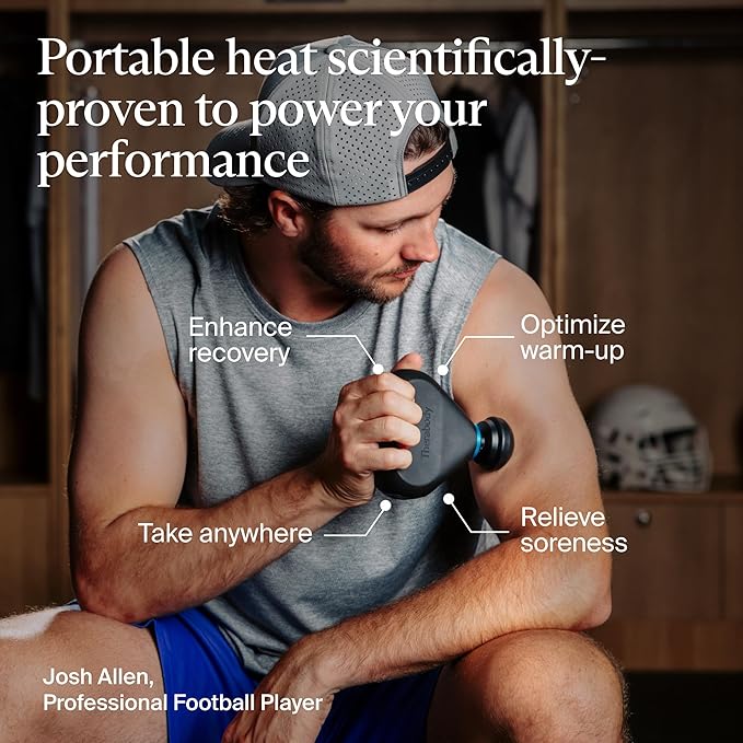 TheraGun Mini Plus Massage Gun by Therabody - Portable Massage Enhanced with Heat – Travel Essential for Faster Recovery On The Go - Bloomnest