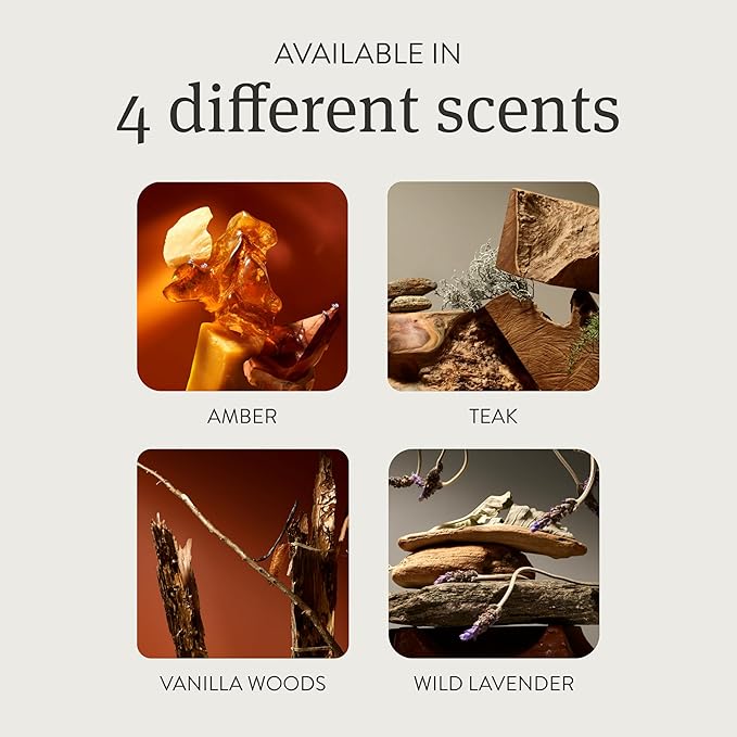 Drift Amber Scented Reed Diffuser - Diffusers for Home - 60 Day Scent Life - Oil Diffuser - Essential Oil Reed Diffuser - 3.5 oz - Bloomnest