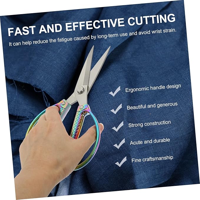 Heavy Duty Kitchen Shears with Zinc Alloy Handle Multi-purpose Food and Meat Cutting Scissors for Poultry Fish and Herbs Ergonomic Design Reduces Wrist Strain Easy to Clean and - Bloomnest