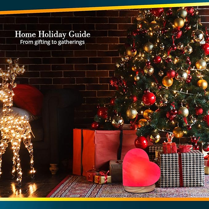 Himalayan Glow 944AC-1 Multicolor, Pink Night Light, Hand Crafted Need Wooden Base, USB Plug & Adapter, Salt Lamp Bulb, 4-5 LBS, Choice - Bloomnest