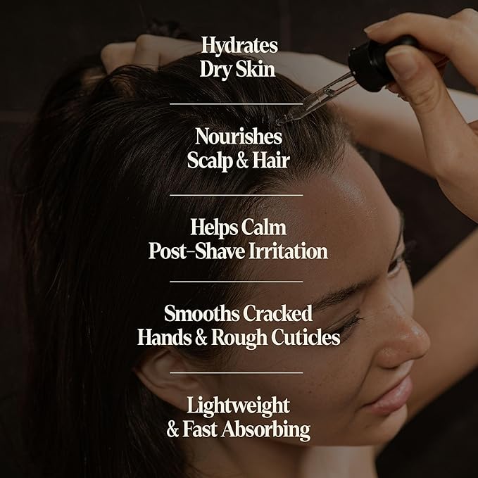 Black Wolf Sonic Scalp Head Massager & 100% Pure Argan Oil Bundle - Hair Care Products for Healthy Looking Hair & Scalp - Men's Shower & Bathroom Essentials Set BlackWolf