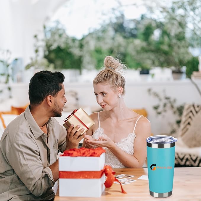 Personalized Custom Print in USA Tumbler 96Pcs 20oz Stainless Steel Double Wall Coffee Cup with Lid & Straw Insulated Tumbler with Colorful Text Logo Photo