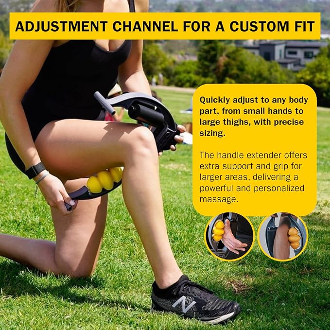 Rolflex The Massage Combo – 3-in-1 Roller for Muscles Deep Tissue with Firm Knobble, Contoured Muscle & Medium Oval Foam – Portable & Easy to Use Arm Massager & Leg Roller - Bloomnest