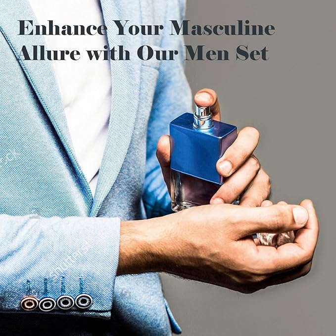 AmaKane Fragrance Oils, Masculine Essential Oils for Men, Candle Scents for Candle Making, Fragrance Oil for Soap Making, Diffuser Oils Scents 6x10 ml, Sandalwood, Cedar Leather, Woody Oud, More - Bloomnest