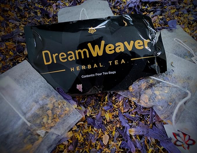 Dream Weaver Herbal Tea - 4 Tea Bags - Herbal Tea for Creativity, Meditation, Sleep, Lucid Dreaming and Women's Health - Bloomnest