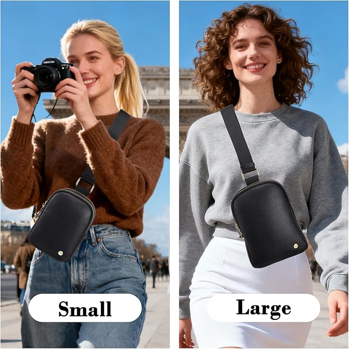 INICAT Small Sling Bag for Women Everyday & Travel Crossbody Bags Lightweight Cross Body Purses Vegan Leather - Bloomnest
