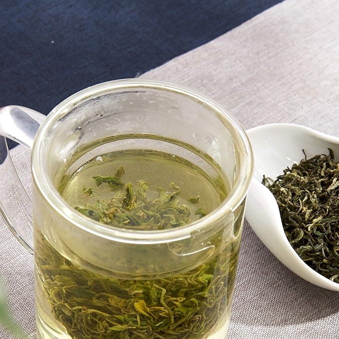 ChaWuWarmSun-[B] BiLuoChun Green Tea,3.5oz(100g),Loose Leaf Tea,DongTing Mountain,Chinese Famous Green Tea - Bloomnest