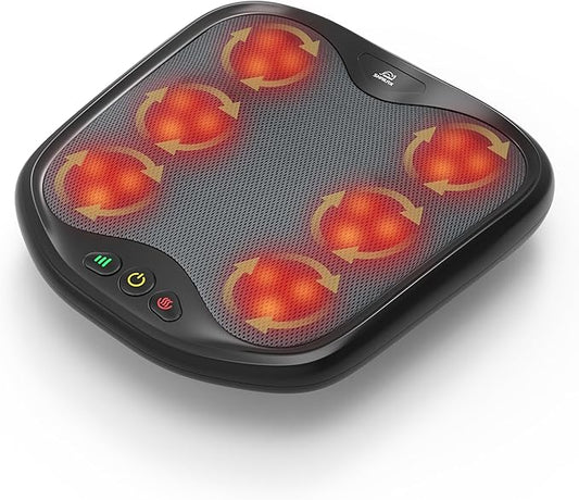 Snailax Shiatsu Foot Massager with Heat, Kneading Foot & Back Massager, Electric Feet Massager Machine for Plantar Fasciitis, Heated Foot Warmer, Gifts - Bloomnest