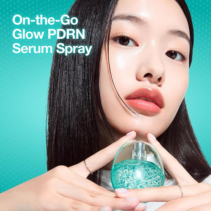 ANUA PDRN Collagen Glow Facial Serum Spray, Hydrating Face Mist, Hyaluronic Acid, dewy Glass Finish, All Skin Types, Instant Plumping Hydration, Firming Care, Korean Skincare, 1.01 fl oz - Bloomnest
