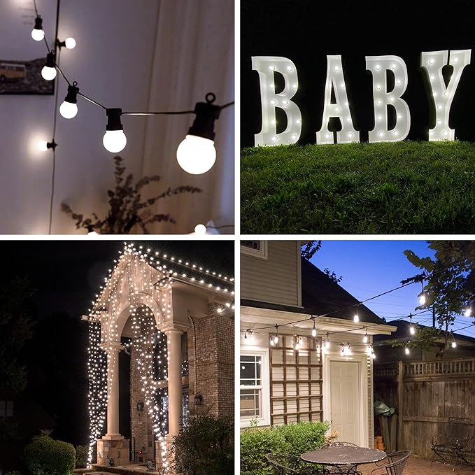 Night Light Bulb 1 Watt LED Low Watt Bulbs E26 E27 Standard Base Daylight White 6000K Not Dimmable G45 Energy Saving Light Bulbs 10W Equivalent for Home Bedroom Courtyard Garden 10Pack - Bloomnest