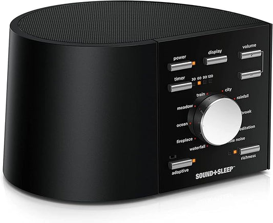 Sound+Sleep High Fidelity Sleep Sound Machine with 30 Guaranteed Non-Looping Nature Sounds, and Sleep Timer - Bloomnest