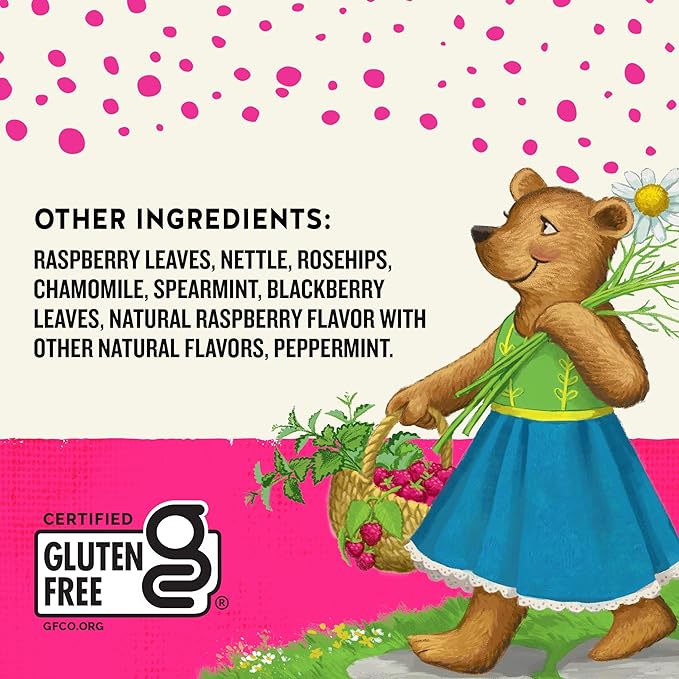 Celestial Seasonings SheWell Raspberry Leaf Wellness Tea, Caffeine Free, 16 Tea Bags Box - Bloomnest