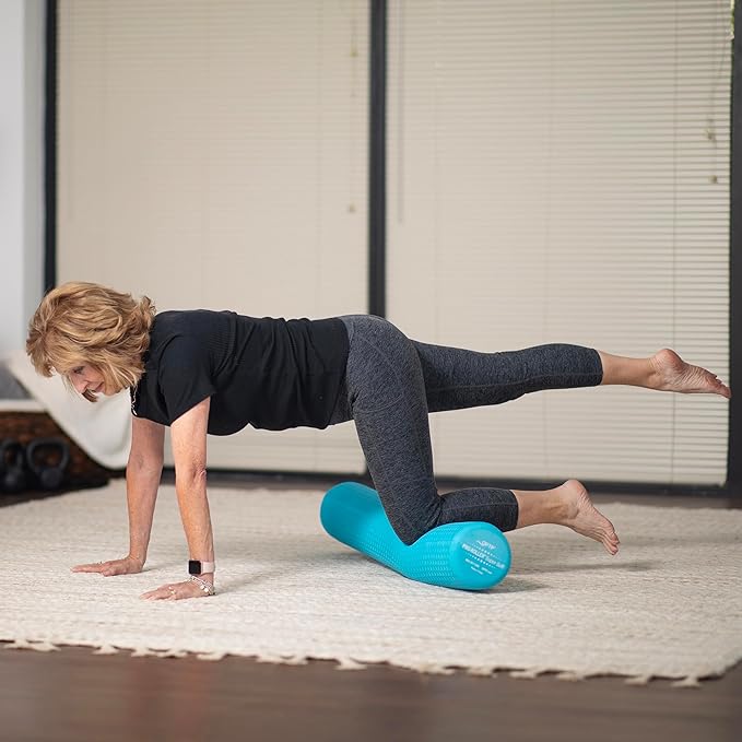 OPTP PRO-Roller Super Soft Density Foam Roller 36 in - Light Blue Low Density Foam Roller for Exercise, Gentle Massage, and Physical Therapy 36" x 6" Round - Bloomnest