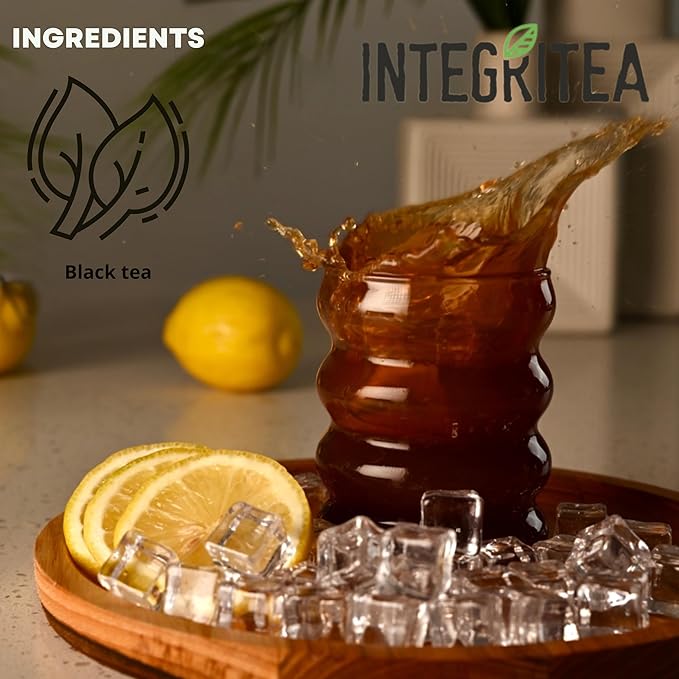 IntegriTEA Ceylon Black Cold Brew Black Tea Bags - 6-Bag Unsweetened Iced Tea Pack for 6 Gallons of Tea - Cold or Hot Brew Organic Iced Black Tea Bags - Bloomnest