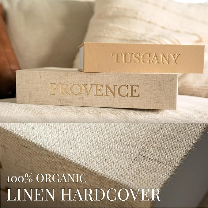 Flaxen Decorative Books for Home Decor – Faux Book Storage Box Set with Magnetic Closure & Linen Cover – Coffee Table Decor Books for Living Room, Bookshelf, Entryway (Set of 2, Oversized) - Bloomnest